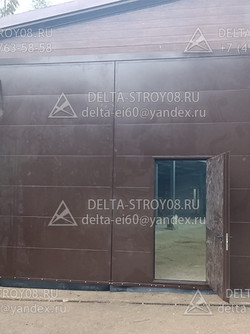 Промышленные ворота противопожарные ВСП с ручным открыванием 02