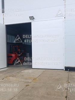 Промышленные ворота противопожарные ВМ на стоянку сельхозтехники