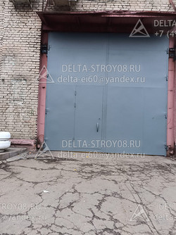 Промышленные ворота противопожарные 02 на ТЭС с установкой EI-60