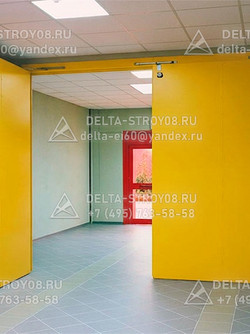Промышленные ворота для торговых центров внутренние ручные ВМС