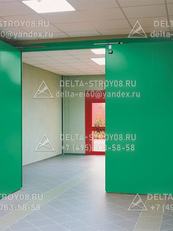 Промышленные ворота для стоянок сплошные интеграция со СКУД ВПМ