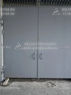 Промышленные ворота для автосервиса ВМП с защитой от взлома П2лс