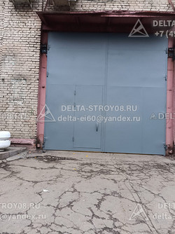 Промышленные ворота для ангара железные К многослойные ВМП-Пр