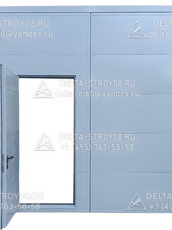 Промышленные ворота для многоквартирного дома распашные ВСП-Л