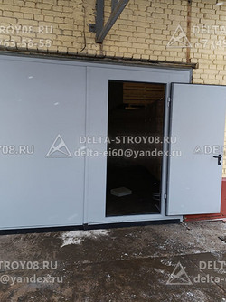 Промышленные ворота для многоквартирного дома с антипаникой ВПС