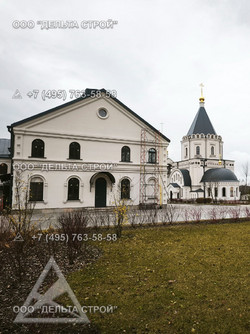 Противопожарная дверь для Церкви полуторная в кухню трапезной ДХП