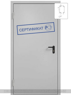 Искронедающая дверь противопожарная легкая по весу металлическая