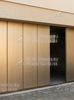 ВО Откатные гаражные ворота К с комплектом автоматики утепленные