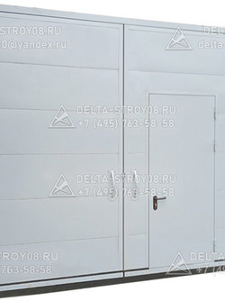 ВМГ Гаражные ворота из сэндвич-панелей Прг стандартные въездные