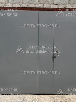 Распашные ворота 2,5 метра электрические с упором и замком 4 петли