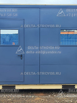 Распашные ворота 3,5 метра для служебных помещений двупольные