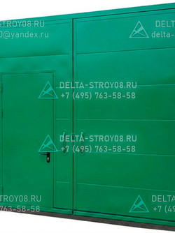 02 Распашные ворота 4 метра ВСН с линейным приводом с механизмом