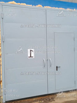 02 Распашные ворота 4 метра ВСН с линейным приводом с механизмом