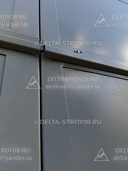 Распашные ворота 4,5 метра Дп на проходную режимных объектов ВР