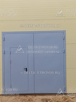Распашные ворота 4,5 метра Вн с петлями на опорных подшипниках