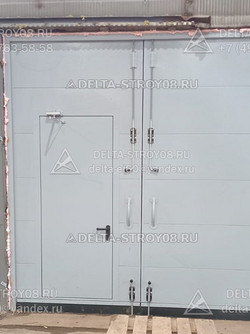 ВР Распашные ворота 5 метров для технических проездов с автоматикой