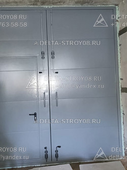 ВРС Распашные ворота 6 метров на пропускные пункты и КПП голубые