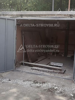 ВРМ Распашные ворота металлические из труб с калиткой под ключ Прг