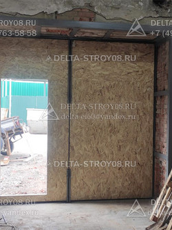Утепленные распашные ворота ВСР с усиленной стальной коробкой П2лс
