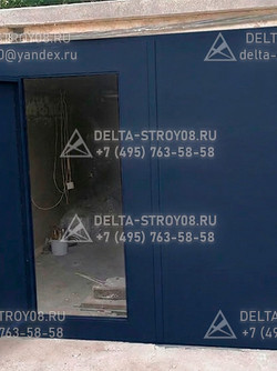 ВРМ Ручные распашные ворота многослойные из панелей утепленные Дп