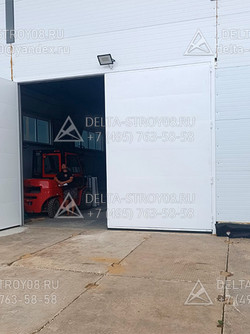 Ворота автоматические распашные для цеха производственного ВМР