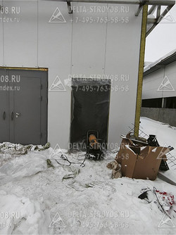 ВСК Ворота на ферму Дп Прг с ветрозащитой и калиткой для брудера