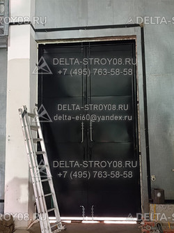 ВПМ Противопожарные ворота автоматические из стали для вокзалов