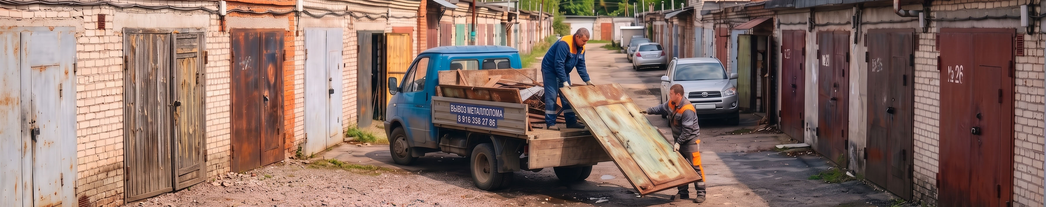 Вывоз старых ворот